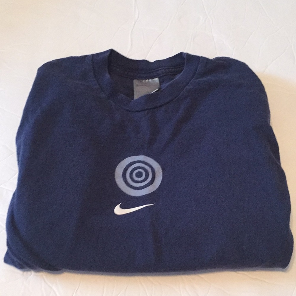 Girls Nike navy blue long sleeve shirt Sz M